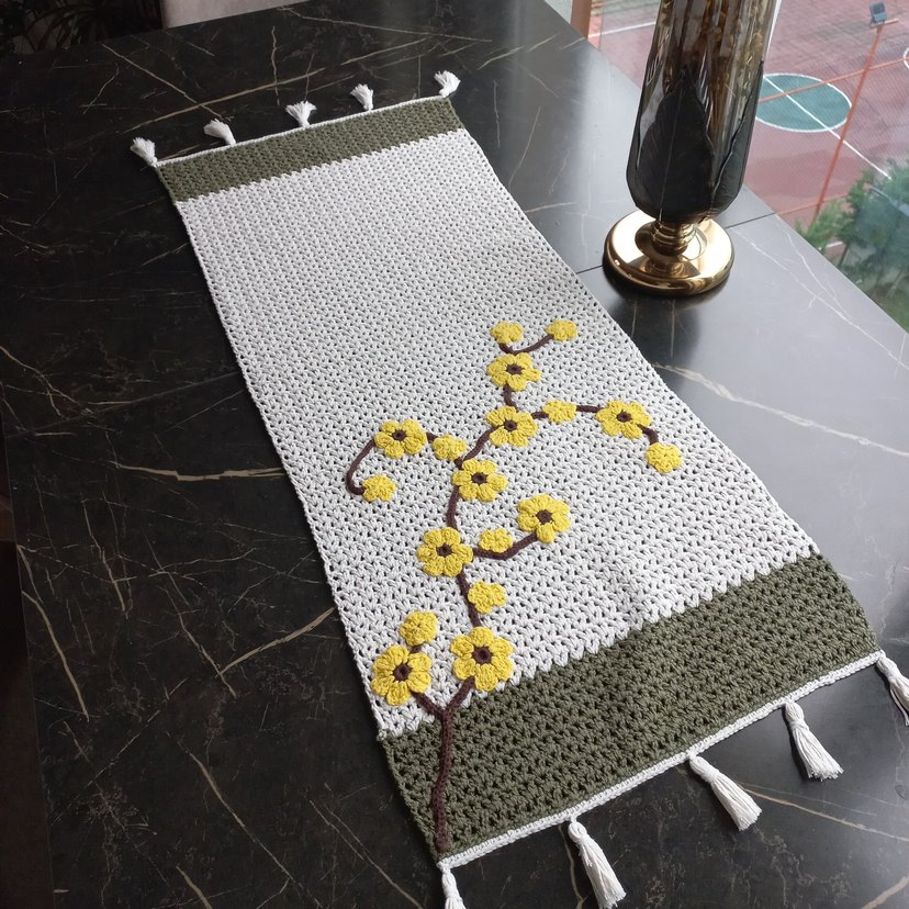 Runner ve sehpa örtüsü - Görsel 2