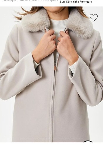 Koton kaşe kaban - Görsel 9