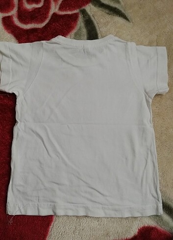 24-36 Ay Beden beyaz Renk Beyaz tişört 