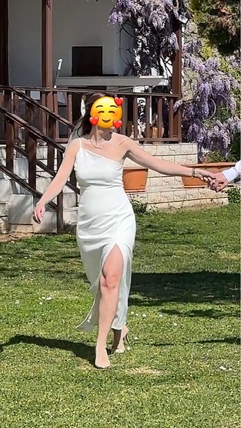 36 Beden Beyaz nikah elbisesi