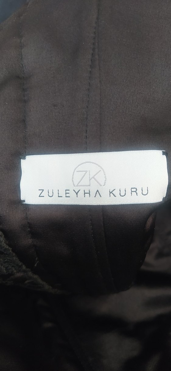 Siyah Drapeli Uzun Kadın Abiye Elbise - Görsel 4