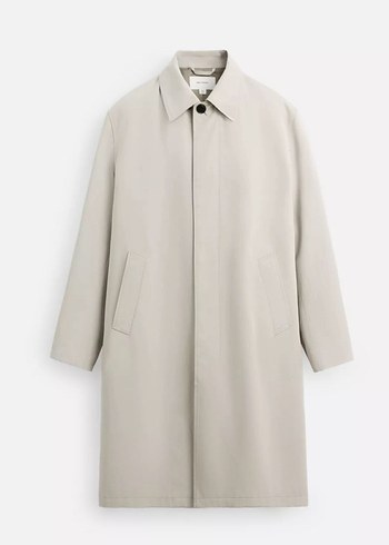 Zara Man Manteco Trençkot ( M Beden ) - Görsel 6