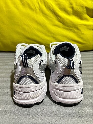 38 Beden beyaz Renk New Balance 530 ?Navy Silver White?