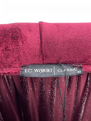 42 Beden bordo Renk LC Waikiki Mini Etek %70 İndirimli.