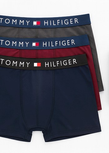 Tommy Hilfiger Erkek Baskılı Boxer Seti