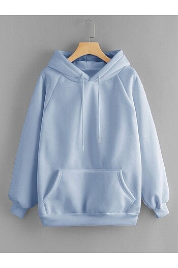 Bebe Mavisi Kapşonlu Sweatshirt