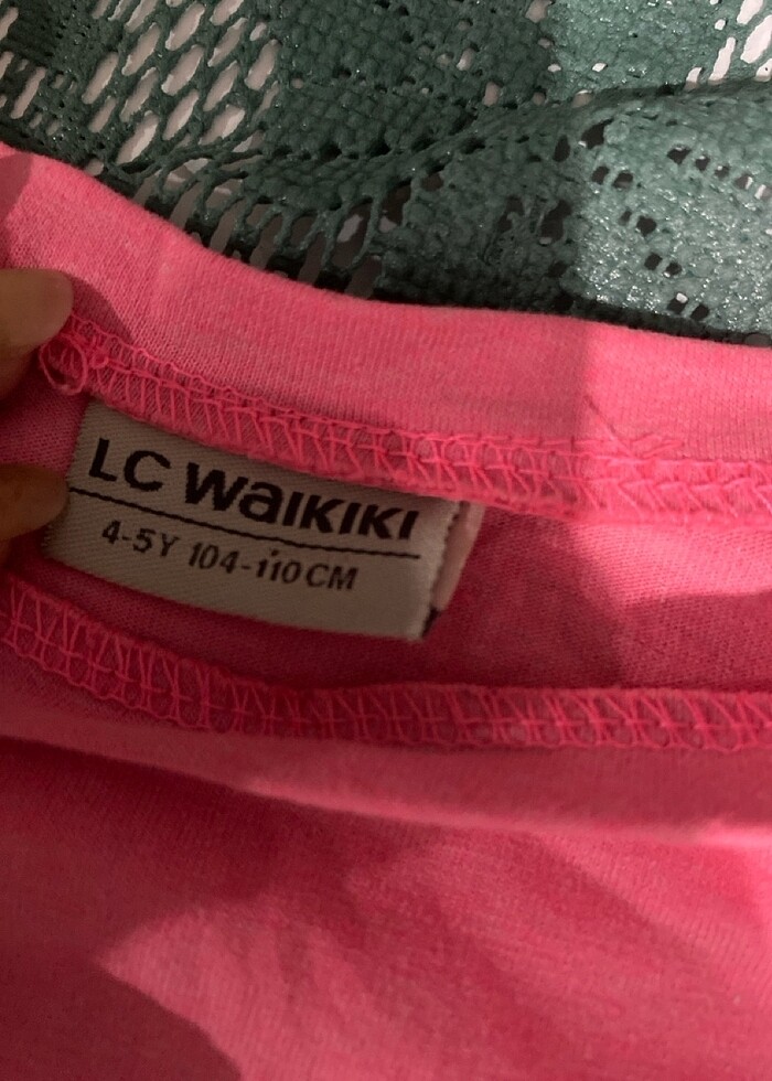 Pembe crop tişört - Görsel 2