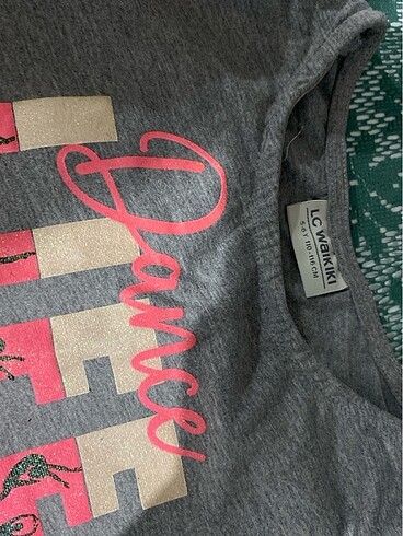 Gri crop bağlama tişört - Görsel 2