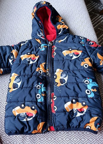 DeFacto Kapüşonlu Fermuarlı Erkek Çocuk Desenli Ceket - Görsel 2