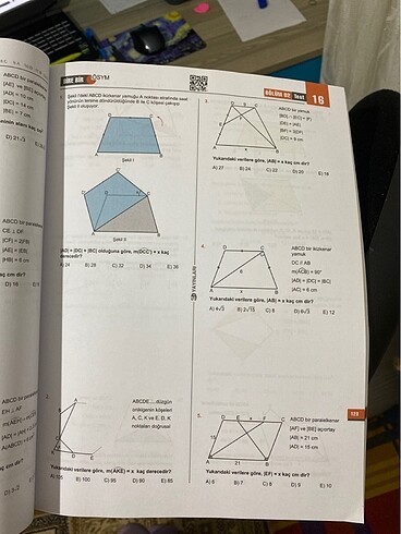  Beden Renk ayt geometri 3d soru bankası