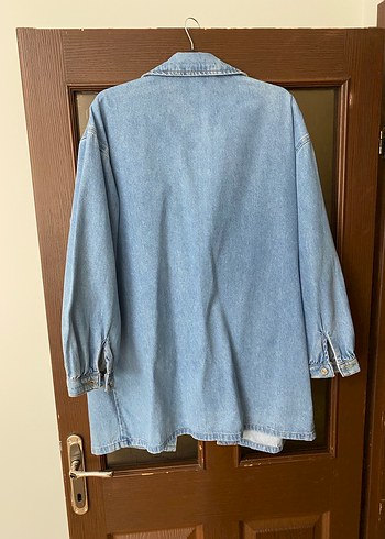 LC Waikiki Düğmeli Mavi Kadın Denim Ceket