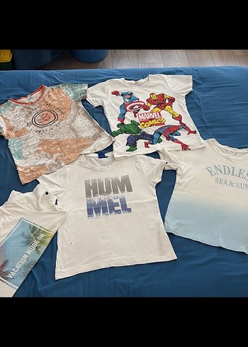 Beyaz Baskılı Erkek Tişörtü, Kısa Kollu, Pamuk