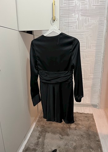 Zara saten elbise - Görsel 3