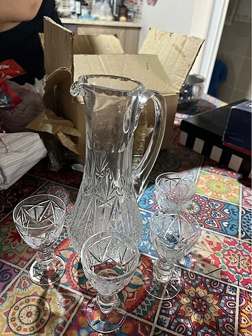 LİKÖR TAKIMI HİÇ KULLANILMADİ