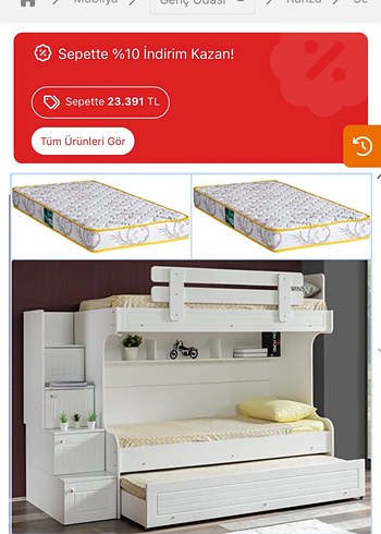 Diğer Uygun fiyat 3Lü Ranza 2Yatak