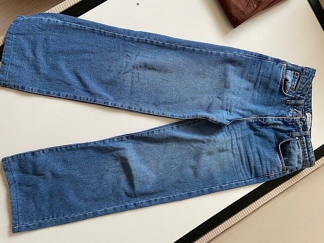 Diğer Mavi straight jean