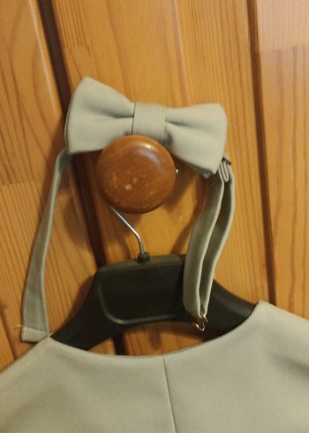 gri düğmeli çocuk takım elbise - Görsel 5