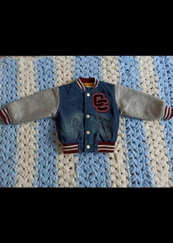 9-12 aylık erkek bebek kolej ceket - Görsel 3