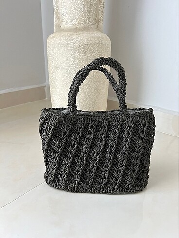 Hasır tote bag el çantası