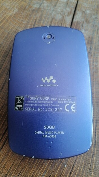 Sony Sony nw-a3000 mp3 çalar 20gb
