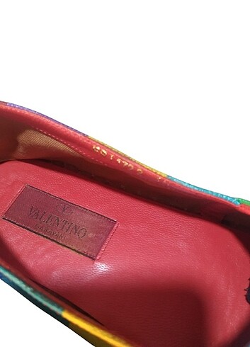 Valentino Rainbow Multicolor Espadril - Görsel 7