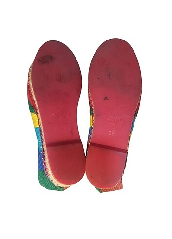 Valentino Rainbow Multicolor Espadril - Görsel 10