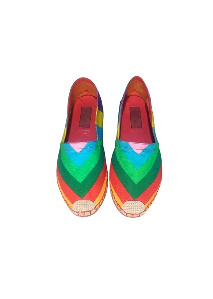 Valentino Rainbow Multicolor Espadril - Görsel 2