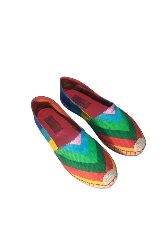 Valentino Rainbow Multicolor Espadril - Görsel 3