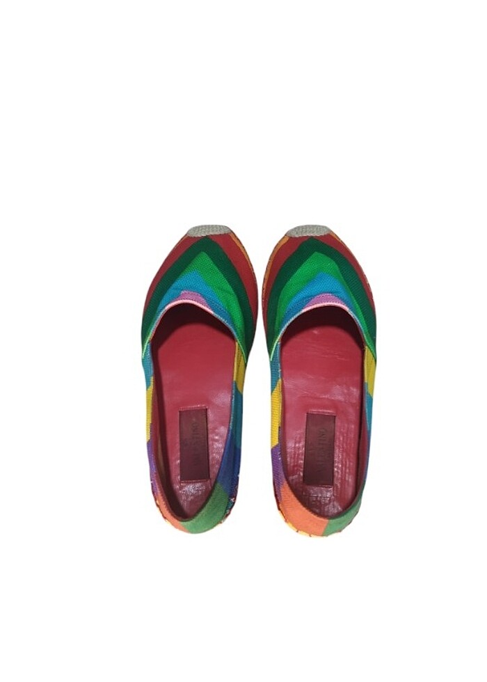 Valentino Rainbow Multicolor Espadril - Görsel 4