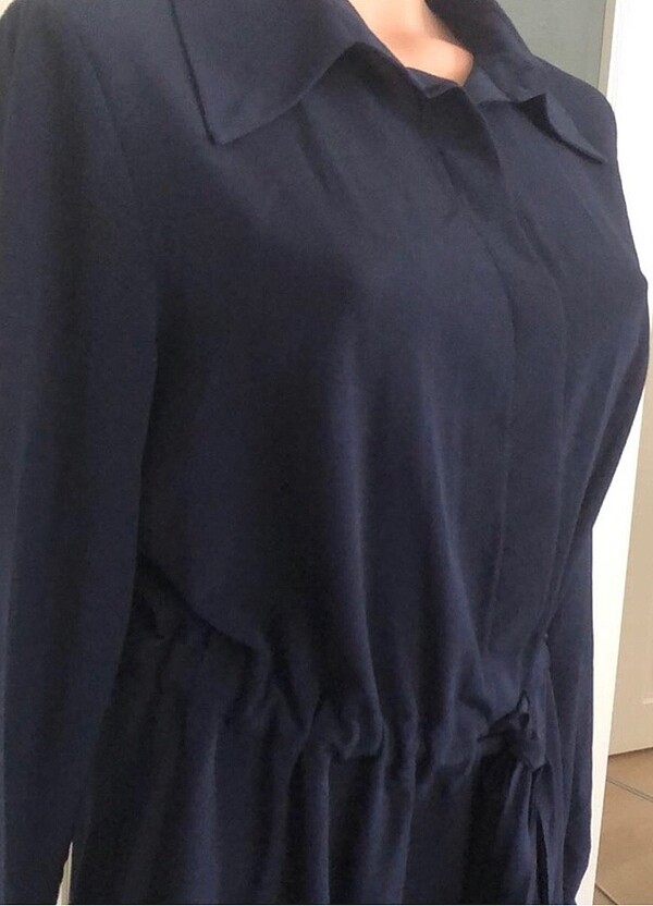 Lacivert kuşaklı tunik - Görsel 2