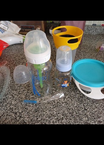 Renkli Bebek Biberon Seti - Görsel 6