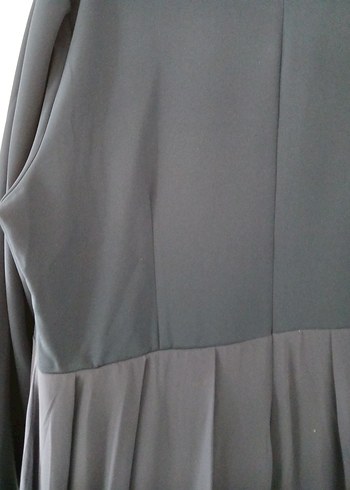 Nakışlı Lacivert Uzun Abiye Elbise - Görsel 7