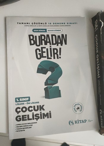Çocuk Gelişimi 1. Sınıf Bahar Dönemi Lisans Kitapları - Görsel 3