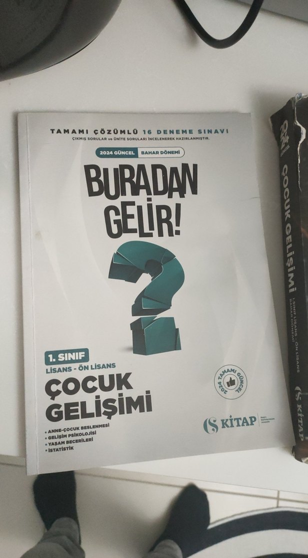 Çocuk Gelişimi 1. Sınıf Bahar Dönemi Lisans Kitapları - Görsel 3