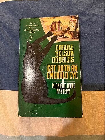 ingilizce vintage kitap - cat with an emerald eye