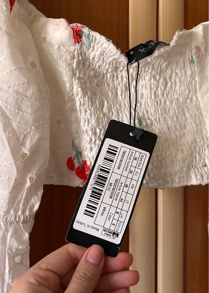 Madonna yaka bluz - Görsel 4