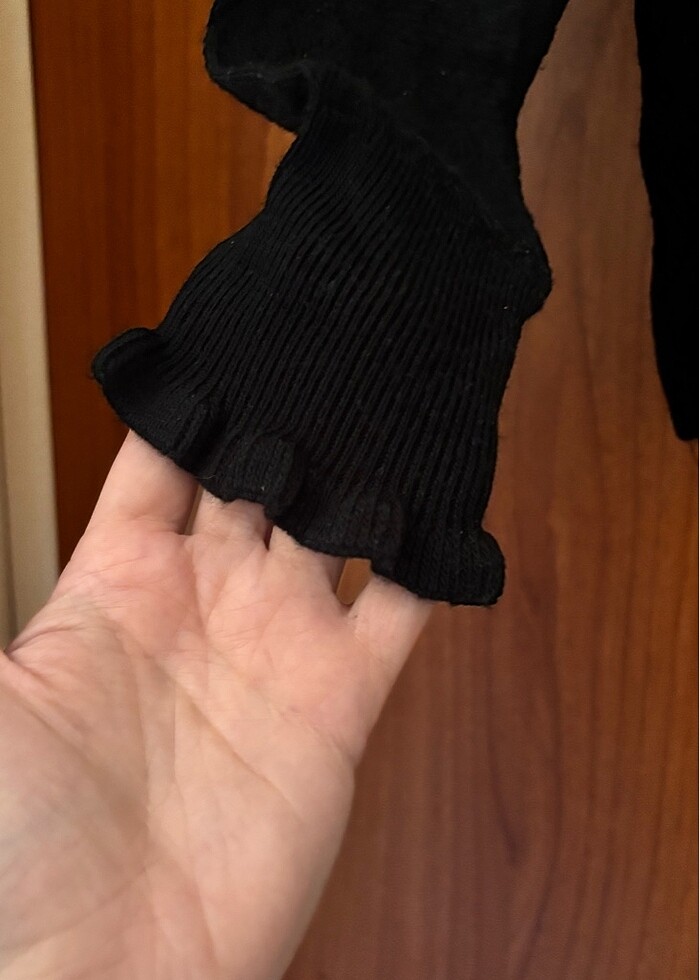 Siyah triko - Görsel 4