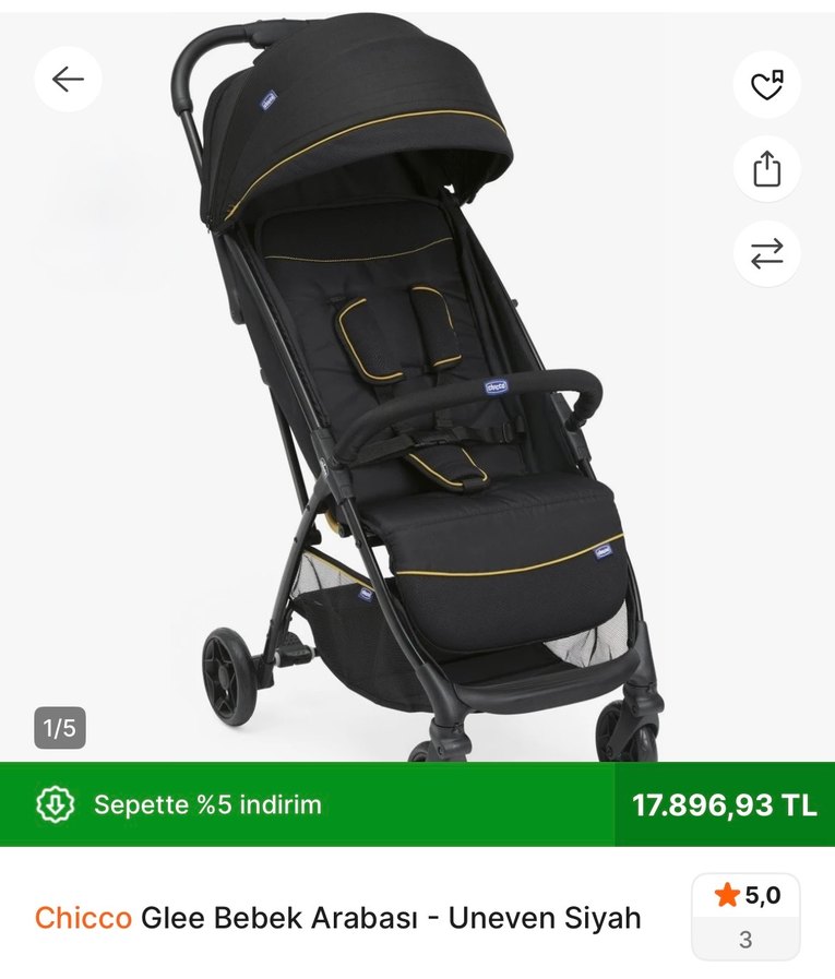 Chicco Bebek Arabası - Görsel 4