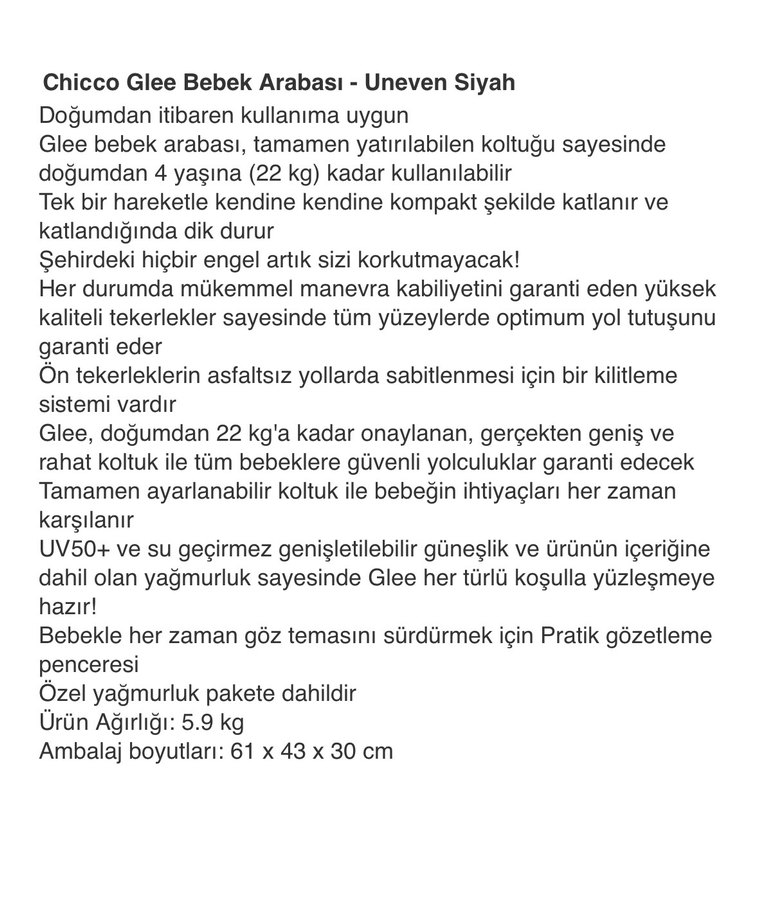 Chicco Bebek Arabası - Görsel 5