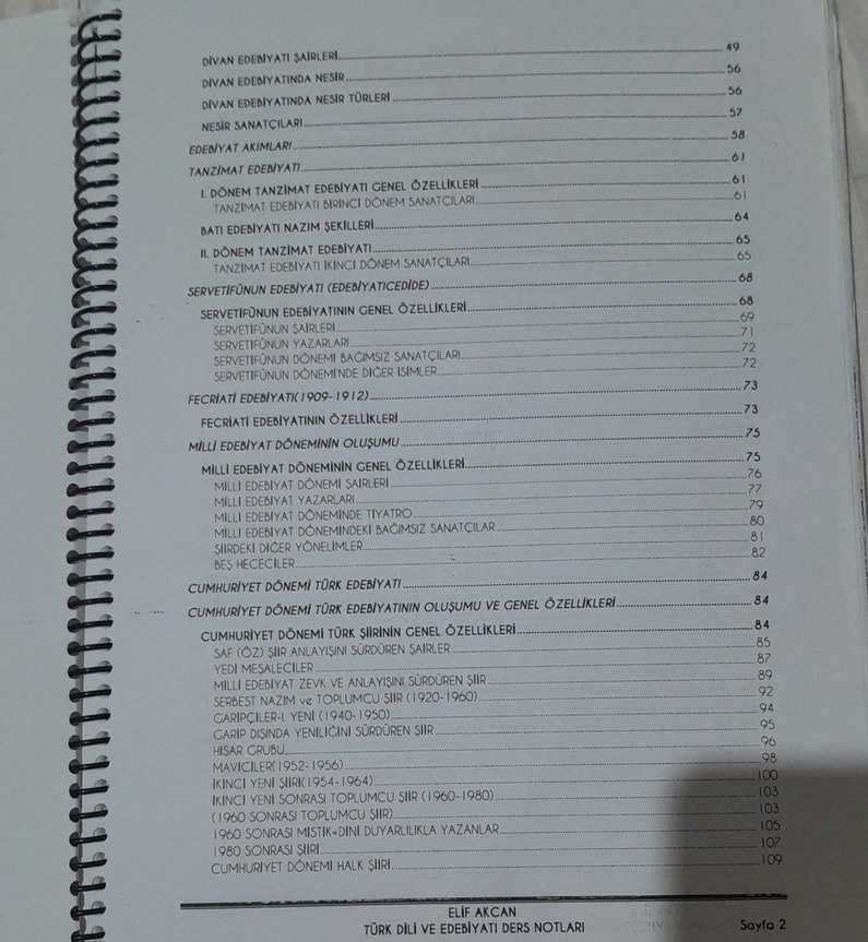 Edebiyat Notları Elif Akcan - Görsel 3