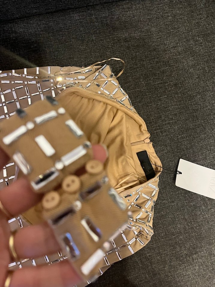 Gri Yılan Desenli Uzun Drapeli Elbise - Görsel 5