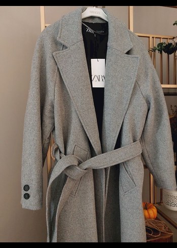 Gri Kemerli Uzun Kaban - Görsel 5