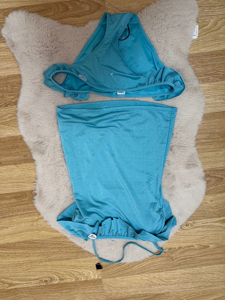 Mavi Parlak Drapeli Köpek Kıyafeti - Görsel 3