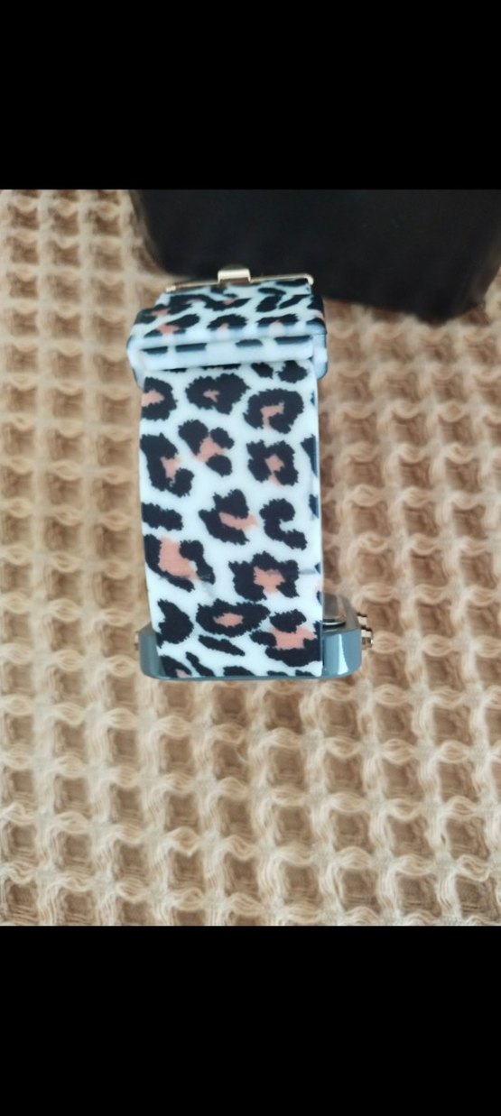 Leopar Desenli Beyaz Kadın Kol Saati - Görsel 4