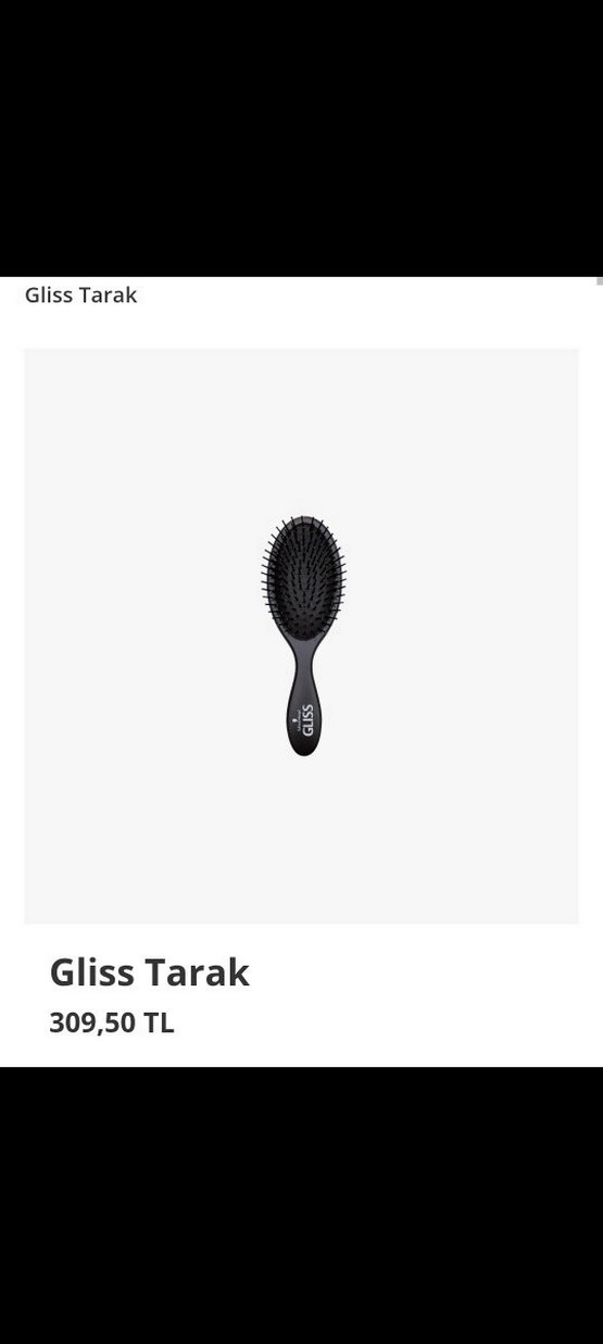 Siyah Gliss Saç Fırcası 10 adet 267 - Görsel 3