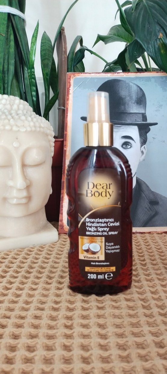 Dear Body Hindistan Cevizli Bronzlaştırıcı Yağ Sprey 200 ml - Görsel 3