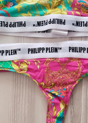 Pastel Renkli Tie-Dye Desenli Mini Atlet ve Külot - Görsel 8