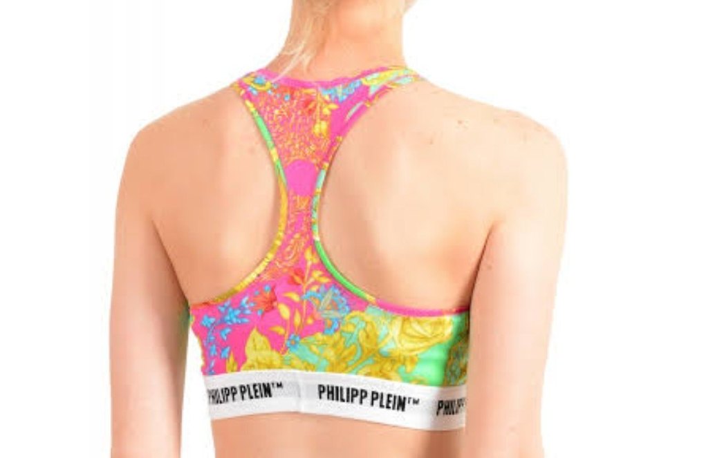 Pastel Renkli Tie-Dye Desenli Mini Atlet ve Külot - Görsel 3