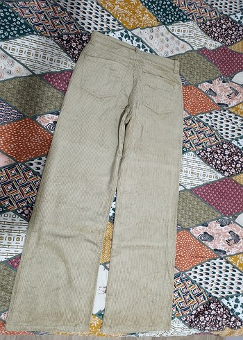 Zara Zara Kadife Wide Leg Pantolon