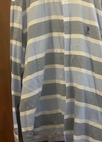 U.S Polo Assn. U.S. Polo Assn. Gri Regular Fit Erkek Gömlek